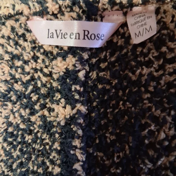 La Vie En Rose Soft Romper - Black and Cream - Picture 3 of 3